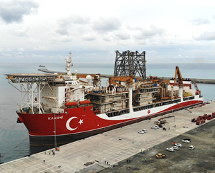 Kanuni sondaj gemisi, Filyos Limanı’na demirledi