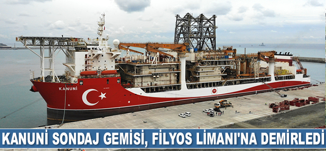 Kanuni sondaj gemisi, Filyos Limanı’na demirledi