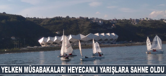 Trabzon Yelken İl Birinciliği müsabakaları heyecanlı yarışlara sahne oldu