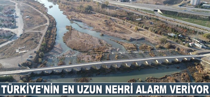 Kızılırmak alarm veriyor