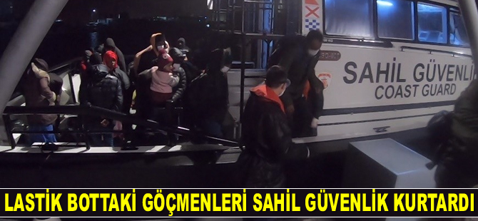 İzmir’de 34 göçmen kurtarıldı