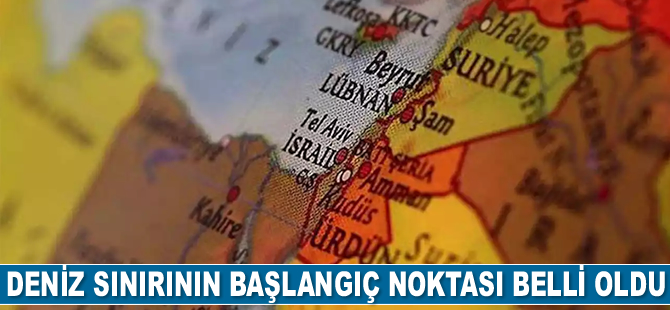 Lübnan ile İsrail’in deniz sınırının başlangıç noktası belli oldu