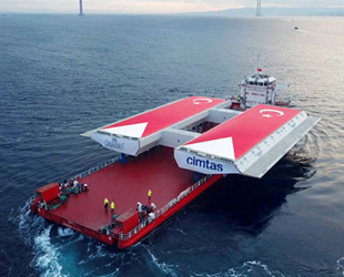 ‘Simgelerin Köprüsü’nün ilk tabliyesi Çanakkale'ye ulaştı