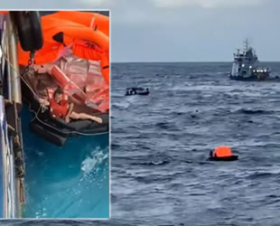 Carmen isimli açık deniz araştırma gemisi battı: 18 mürettebat kurtarıldı