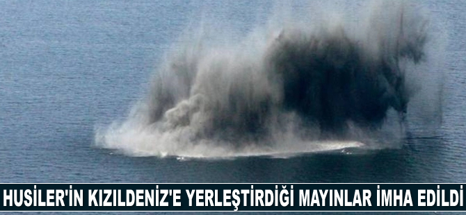 Husiler’in Kızıldeniz'e yerleştirdiği 5 deniz mayını imha edildi