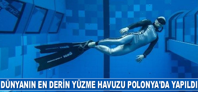 Dünyanın en derin yüzme havuzu Polonya'da yapıldı