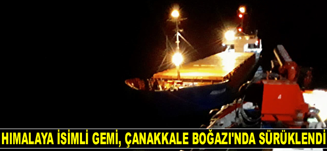 HIMALAYA isimli kuru yük gemisi, Çanakkale Boğazı’nda sürüklendi