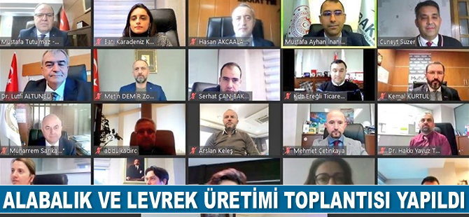 Alabalık ve levrek üretimi toplantısı yapıldı