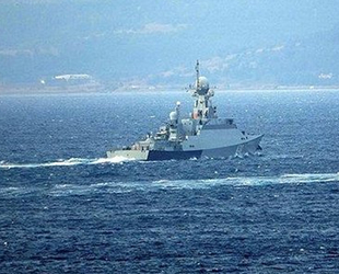 Rus savaş gemisi 'Inghusheita', Çanakkale Boğazı'ndan geçti