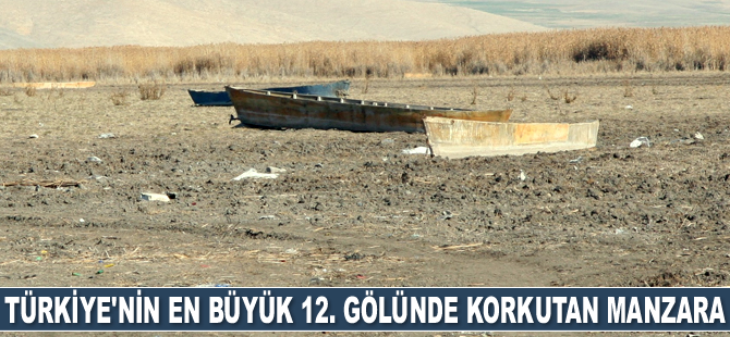 Eber Gölü tekne mezarlığına dönüştü