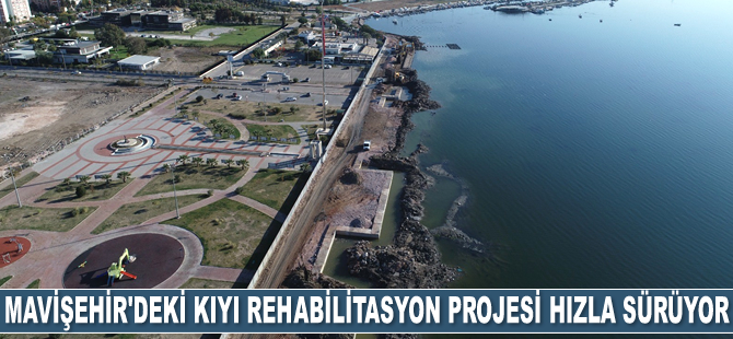 Mavişehir’deki kıyı projesi sürüyor