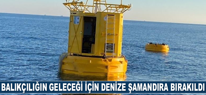 Balıkçılığın geleceği için denize şamandıra bırakıldı