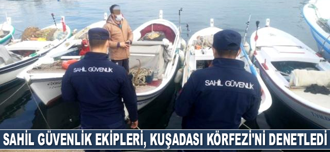 Sahil Güvenlik ekipleri, Kuşadası Körfezi'ni havadan ve denizden denetliyor