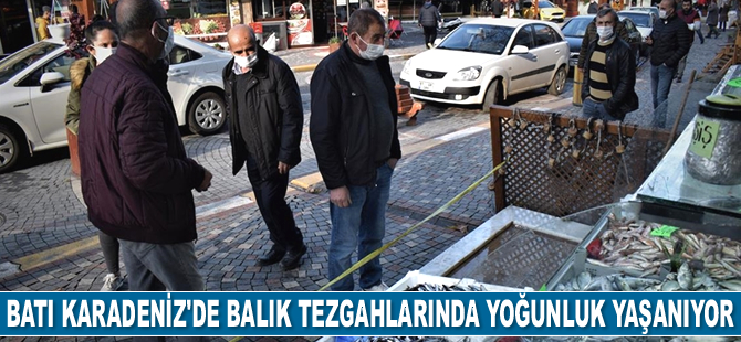 Batı Karadeniz'de balık tezgahlarında yoğunluk yaşanıyor