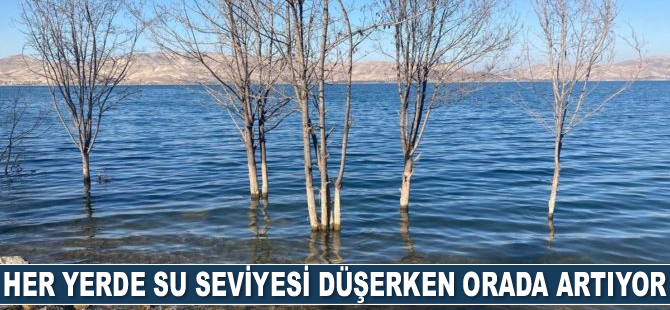 Her yerde baraj ve göllerde su seviyesi düşerken Hazar Gölü'nde artıyor