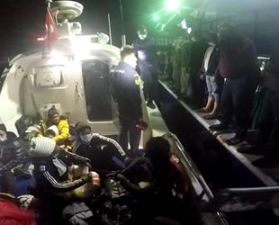 Didim'de 17 düzensiz göçmen kurtarıldı