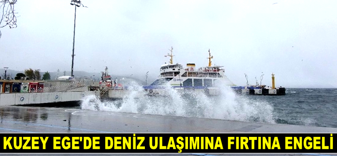 Kabatepe-Gökçeada hattında tüm feribot seferler iptal edildi