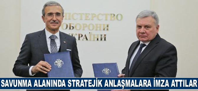 Türkiye ile Ukrayna, savunma alanında stratejik anlaşmalara imza attı