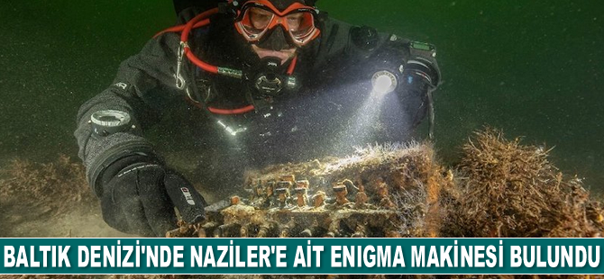 Baltık Denizi’nde Naziler’e ait Enigma makinesi bulundu