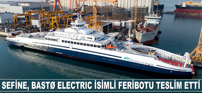 Sefine Tersanesi, Bastø Electric isimli feribotu teslim etti