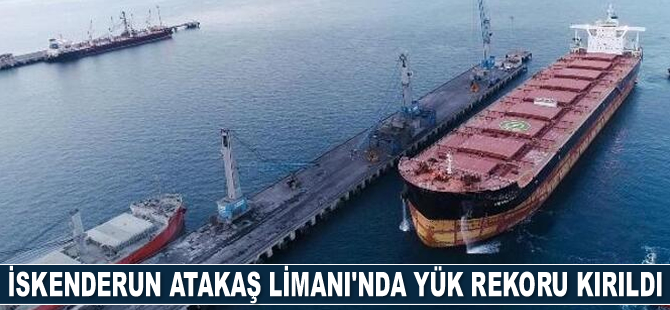 İskenderun Atakaş Limanı'nda yük rekoru kırıldı