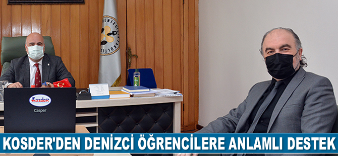 KOSDER, İTÜ Denizcilik Fakültesi öğrencilerine 27 adet bilgisayar hediye etti
