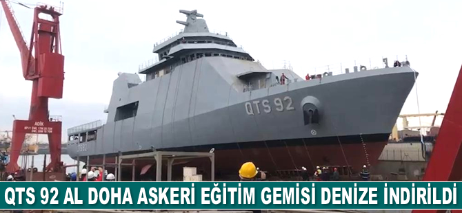 ADİK’in Katar’a inşa ettiği ‘Askeri Eğitim Gemisi’nin ikincisi de denize indirildi