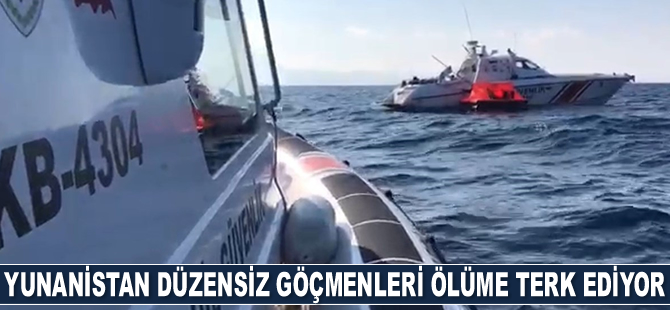 Ayvacık’ta 55 düzensiz göçmen kurtarıldı