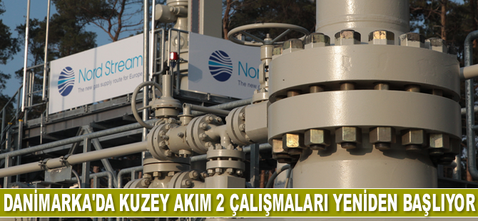 Danimarka’da Kuzey Akım 2 çalışmaları yeniden başlıyor