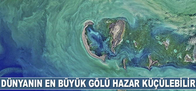 Dünyanın en büyük gölü küçülebilir