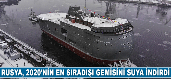 Rusya, 2020'nin en sıradışı araştırma gemisini suya indirdi