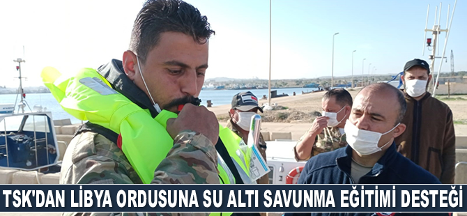 TSK, Libya ordusuna su altı savunma eğitimi verdi