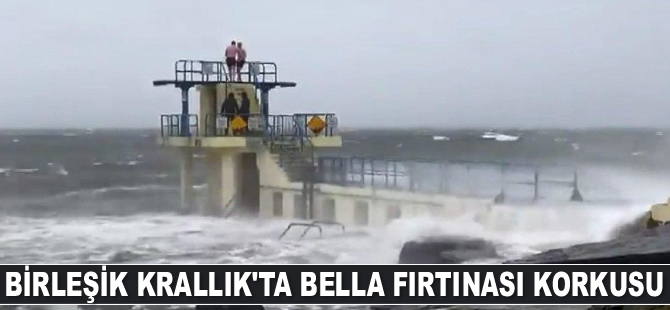 Birleşik Krallık’ta Bella Fırtınası korkusu: Hızı 135 kilometreyi geçti!