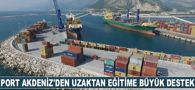 Port Akdeniz, uzaktan eğitim için tablet bağışı hareketini başlattı