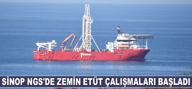 Sinop NGS'de zemin etüt çalışmaları başladı