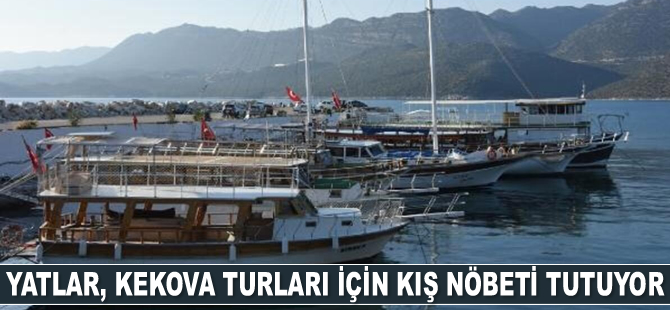 Yatlar, Kekova için kış nöbeti tutuyor