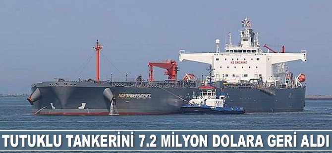 Alman armatör, tutuklu tankerini 7.2 milyon dolara geri aldı