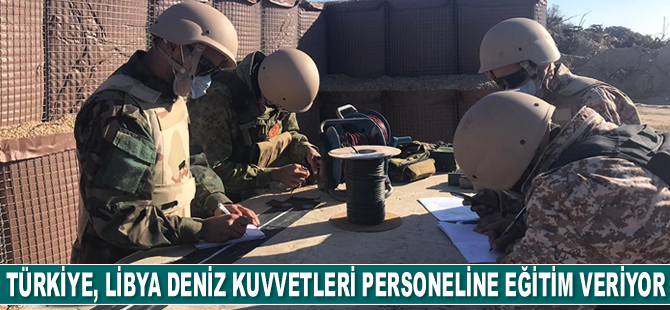 Türkiye, Libya Deniz Kuvvetleri personeline eğitim veriyor
