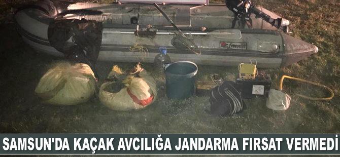 Samsun’da kaçak avcılığa jandarma fırsat vermedi