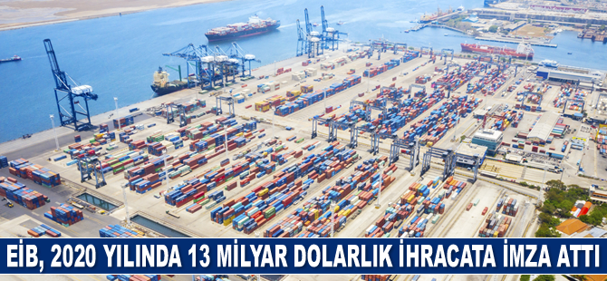EİB, 2020 yılında 13 milyar dolarlık ihracata imza attı