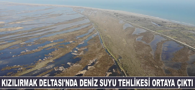 Kızılırmak Deltası’nda deniz suyu tehlikesi ortaya çıktı
