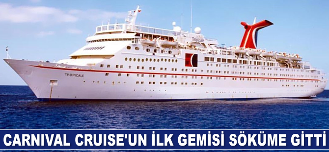 Carnival Cruise'un ilk gemisi, Hindistan'da söküme gitti