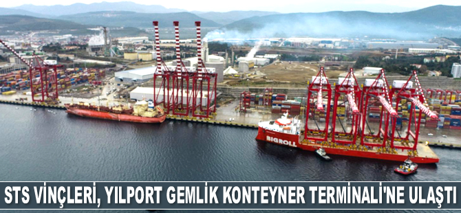 YILPORT'un STS vinçleri, Gemlik Konteyner Terminali’ne ulaştı