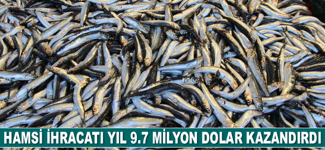 Hamsi ihracatı geçen yıl 9,7 milyon dolar kazandırdı