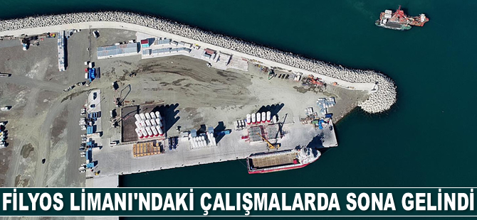 Filyos Limanı'ndaki çalışmalarda sona gelindi