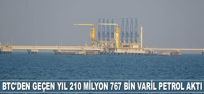 BTC'den geçen yıl 210 milyon 767 bin varil petrol aktı