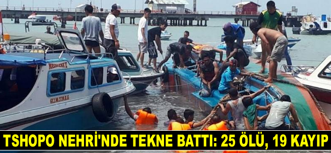Kongo'daki Tshopo Nehri'nde tekne battı: 25 ölü, 19 kayıp