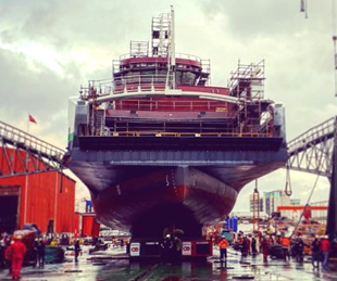 Ada Tersanesi, Ombo isimli feribotu denize indirdi