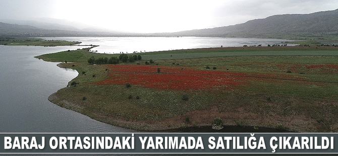 Baraj ortasındaki yarımada sahibi tarafından satılığa çıkarıldı