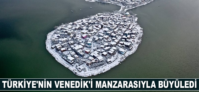 Türkiye'nin Venedik'i Gölyazı muhteşem manzarasıyla büyüledi